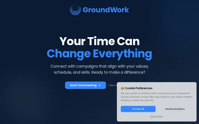 Groundwork – Organizing the AI-Driven "Time Surplus" for Impact
