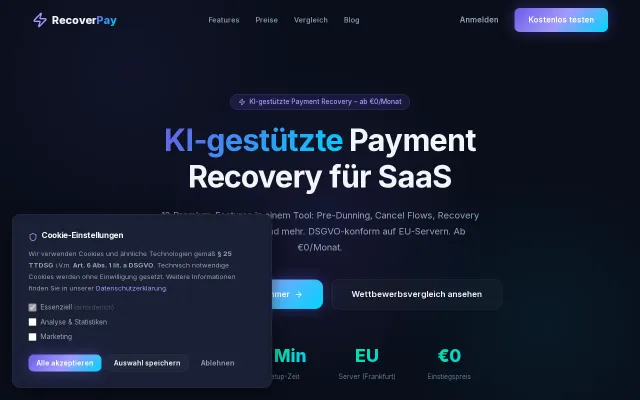 RecoverPay – AI-Powered Debt Recovery Automation for German SMBs