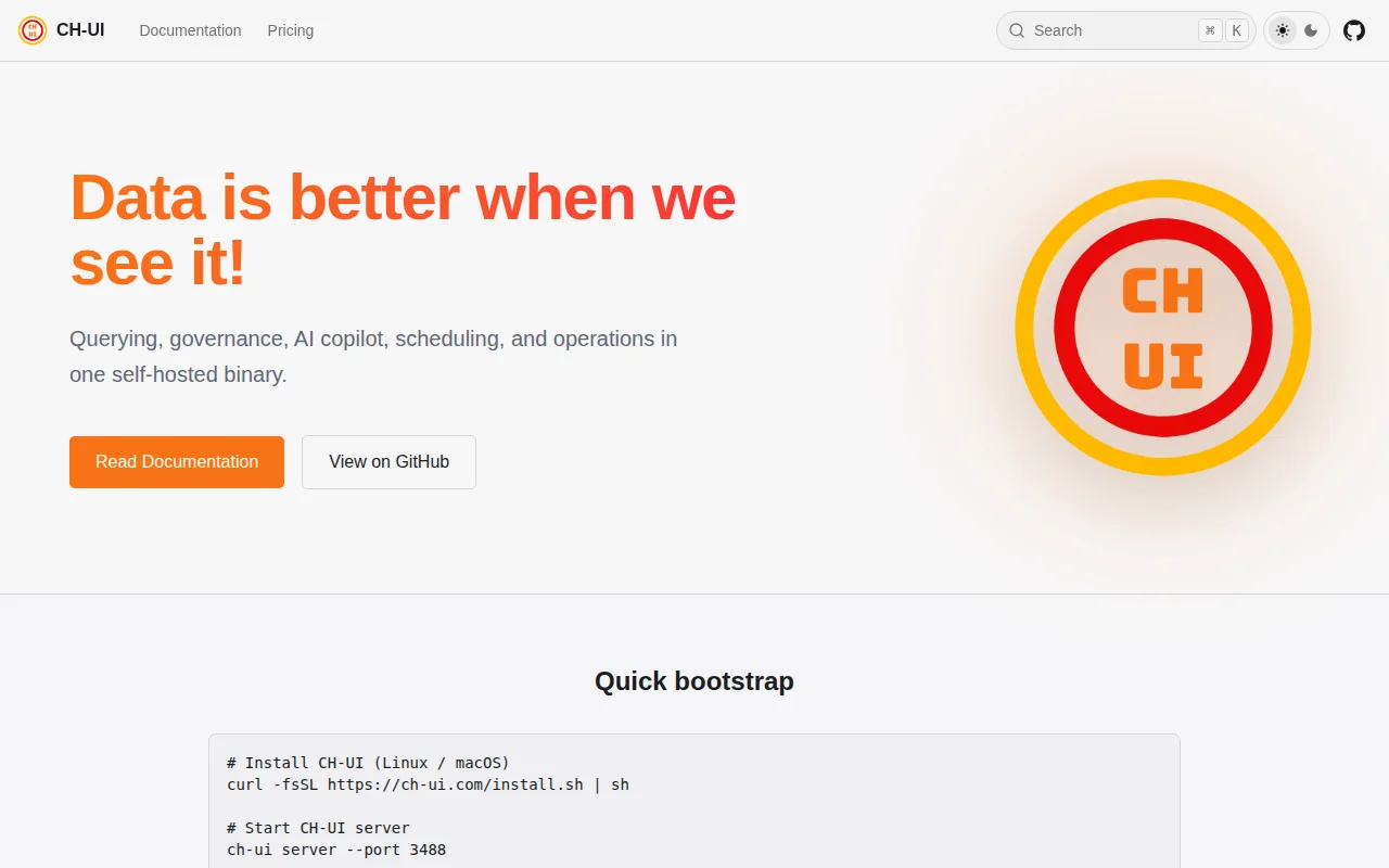 CH-UI v2 – ClickHouse workspace in a single binary (Go and Svelte)