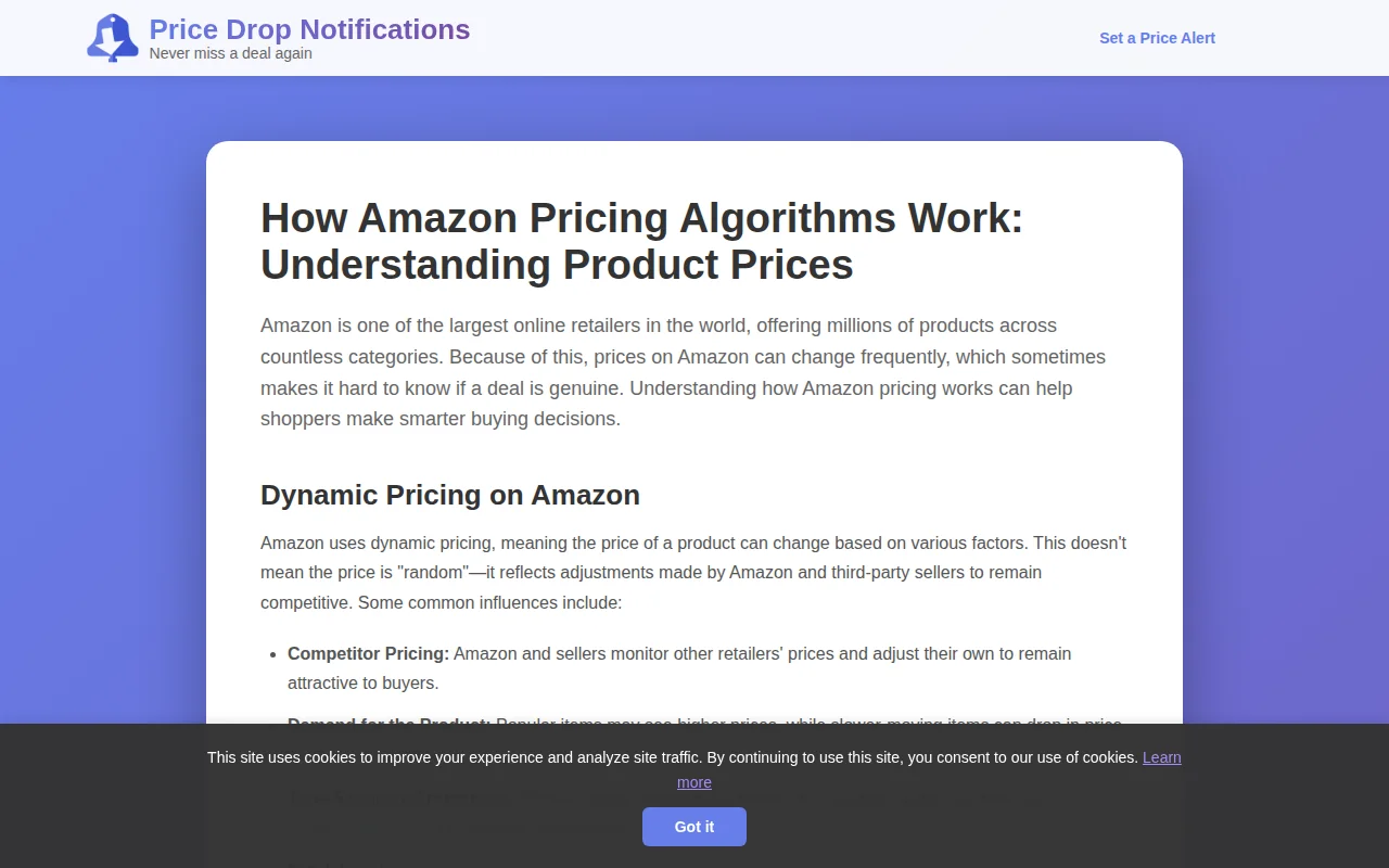 How Amazon Pricing Algorithms Work