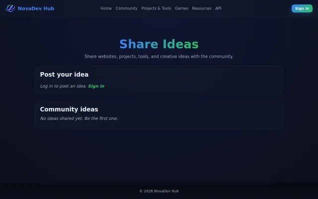 Share Your Ideas with the Community