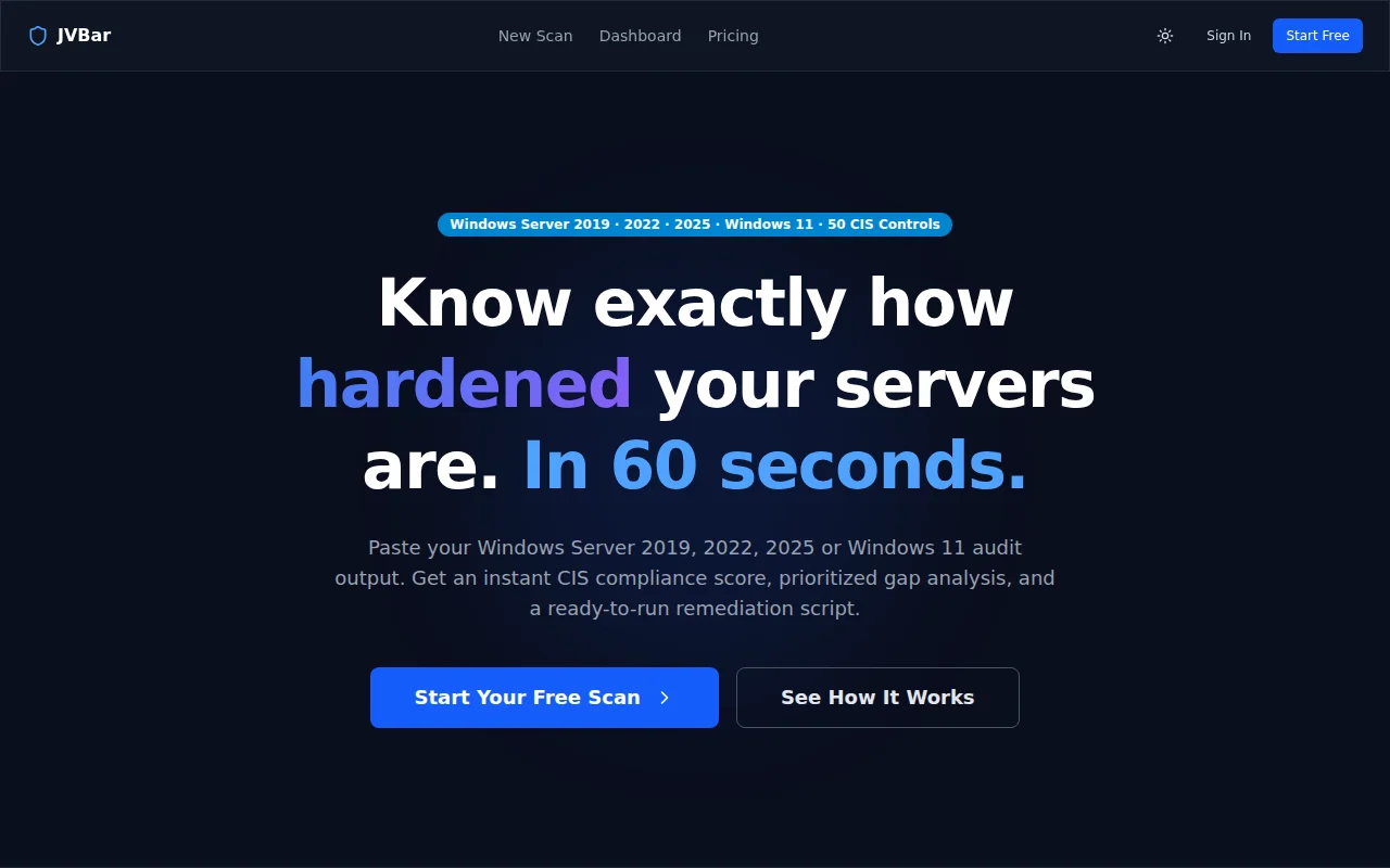JVBar CIS Benchmark scanner and remediation script generator
