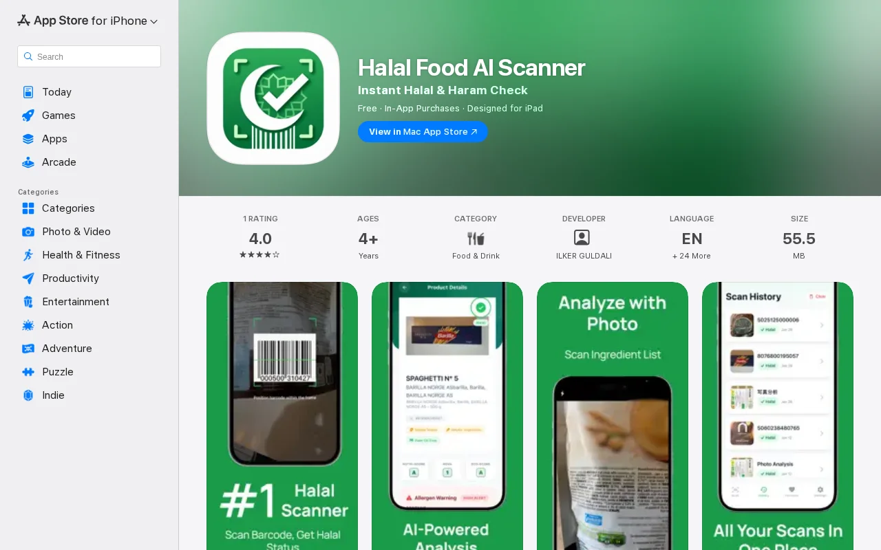 Halal Food AI – Analyze food ingredients using Gemini