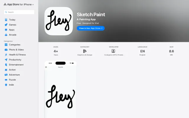 Sketch Paint for Apple