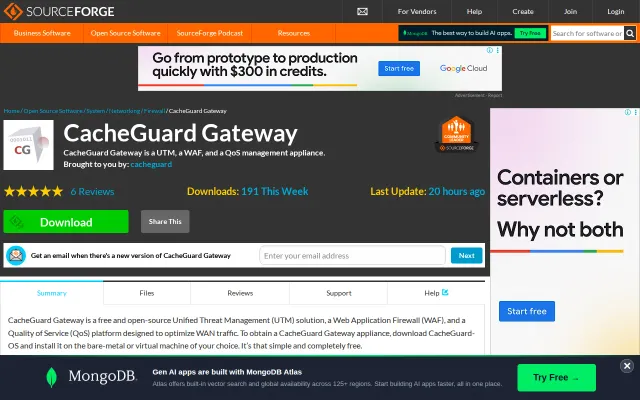 CacheGuard-OS version UF-2.5.1 released