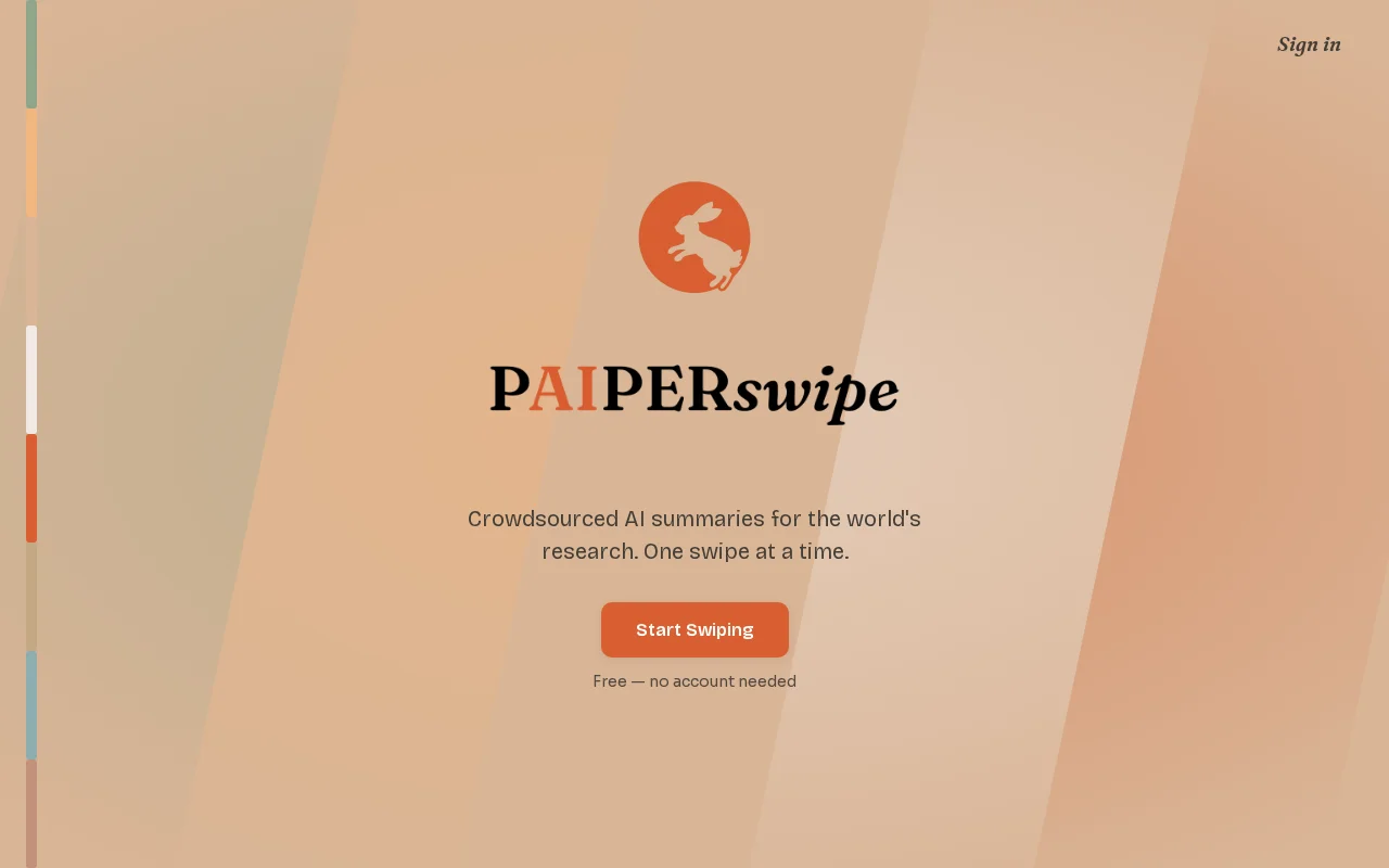 PaiperSwipe – Crowdsourcing AI summaries for 250M+ research papers
