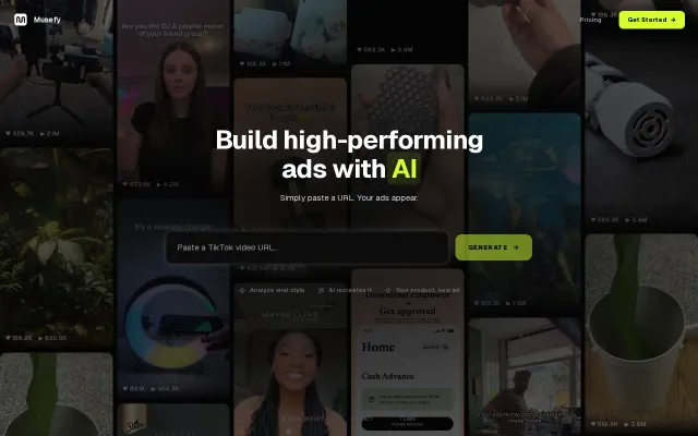 Musefy – Recreating video ads with AI
