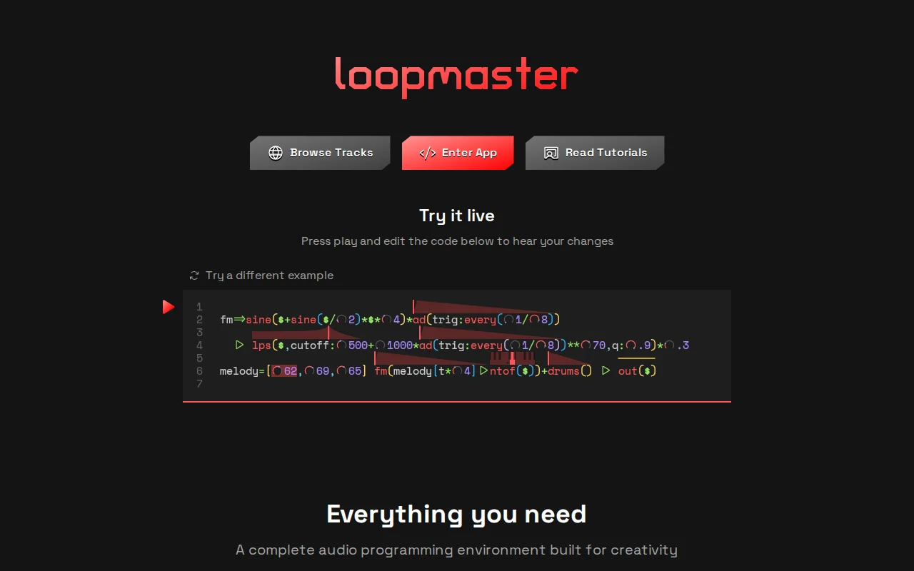 loopmaster Beta – Code Music