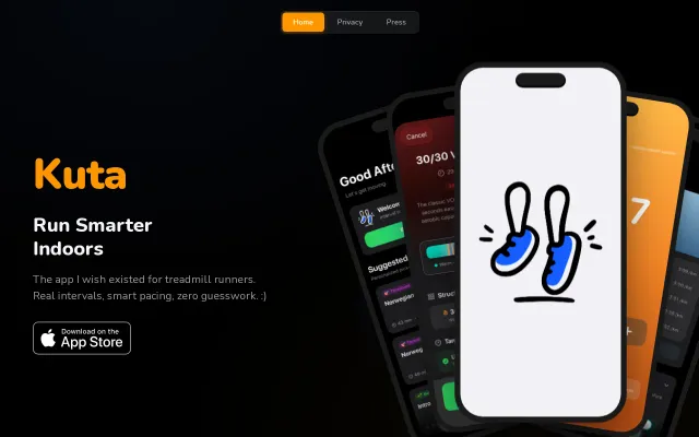 Kuta – Treadmill Interval Training for iOS