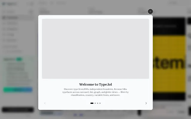 Type.lol – Browse 800 independent type foundries, 14k typefaces