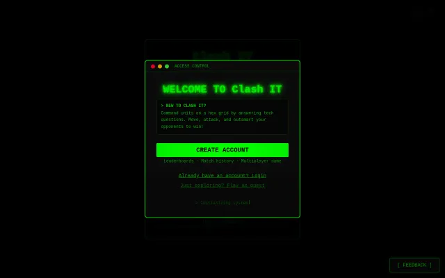 Clash-IT – IT Knowledge Multiplayer Tactical Game