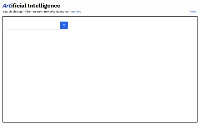 Search through half a million works of art using natural language