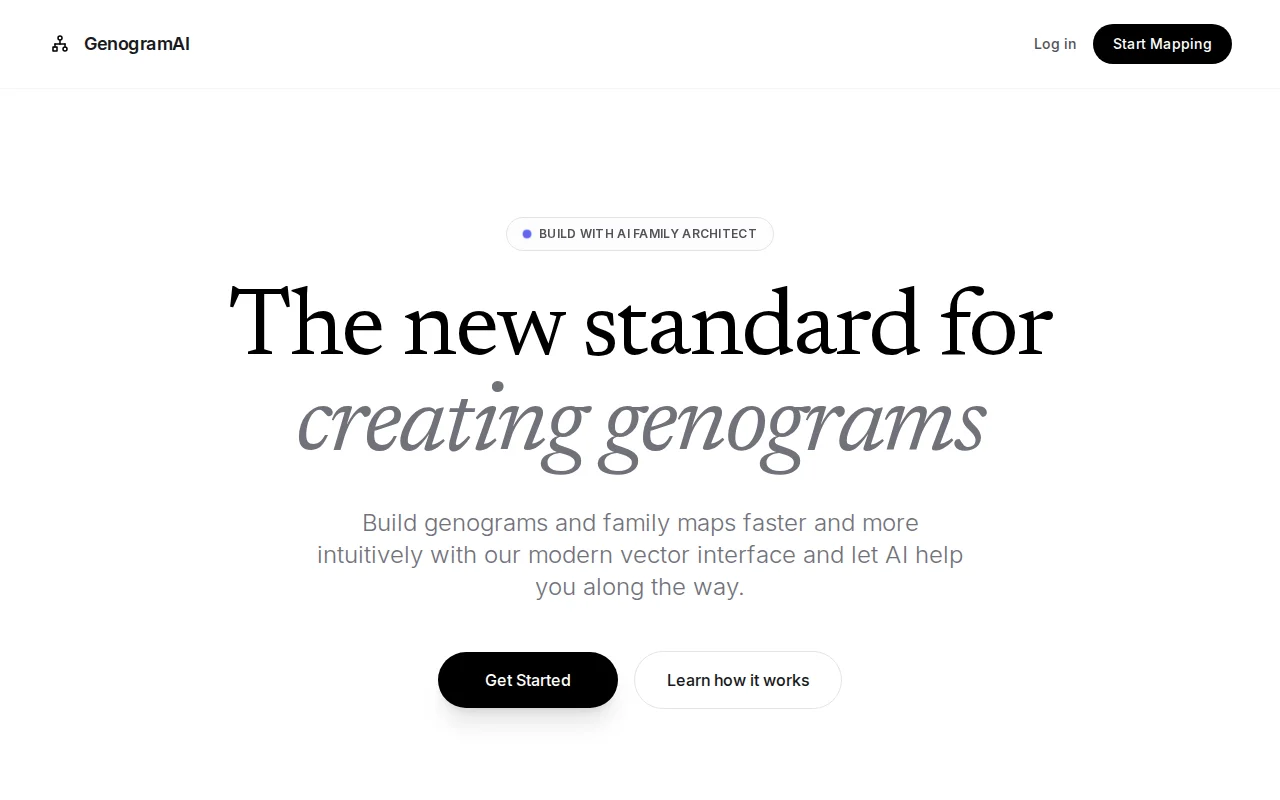 GenogramAI – Create Genograms in Seconds