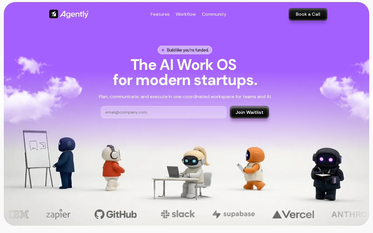 Agently an AI Work OS that turns docs, chats, and tasks into execution