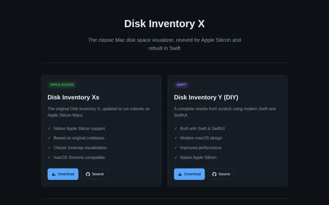 Disk Inventory X updated for Apple Silicon