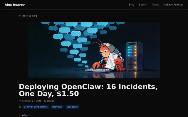 I let Claude autonomously deploy OpenClaw and write an honest review