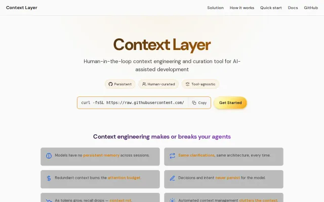 A human-curated, CLI-driven Context Layer for AI agents