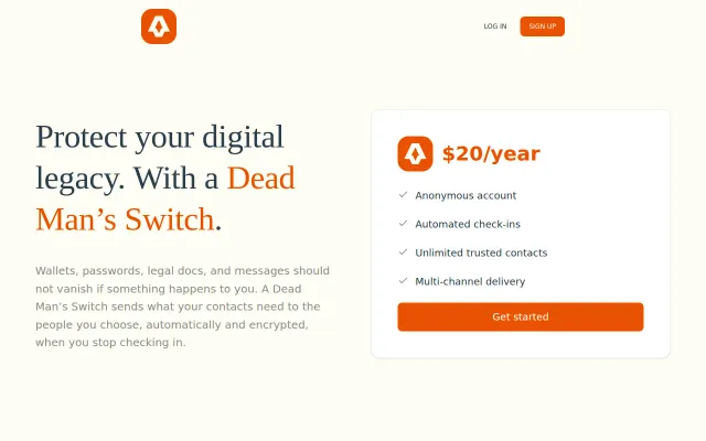 Anonymous Dead Man's Switch