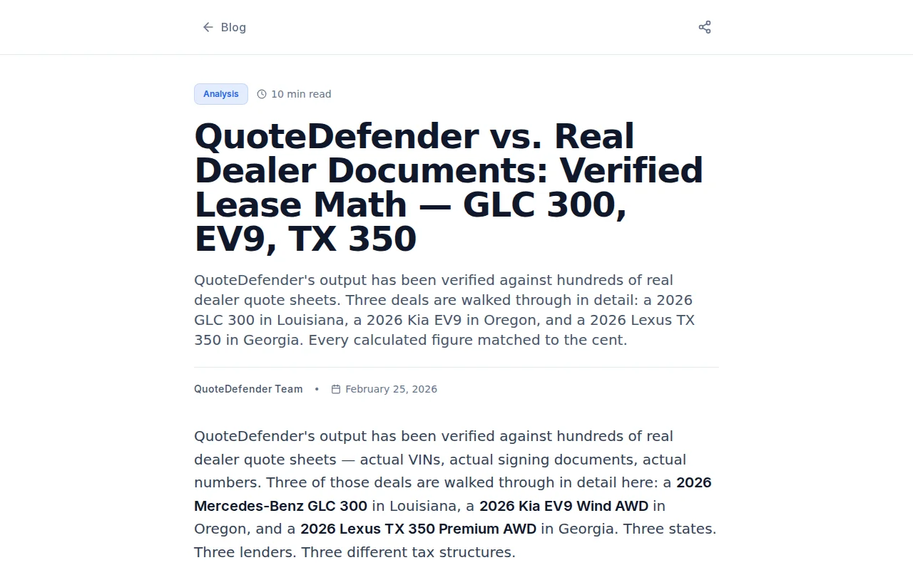 I built an engine to reverse-engineer car dealership lease math