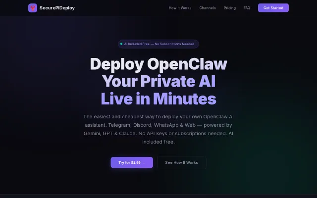 Private AI assistant for $1.99 -Free AI
