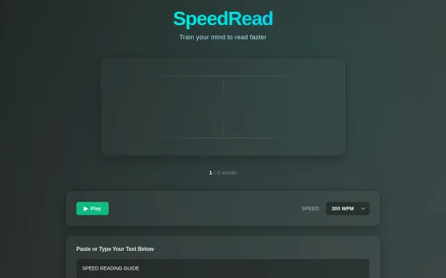 A speed reading app to help you finish books in < half the time