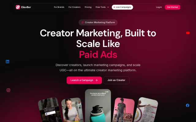 Elev8or Run Creator Marketing Like Paid Ads