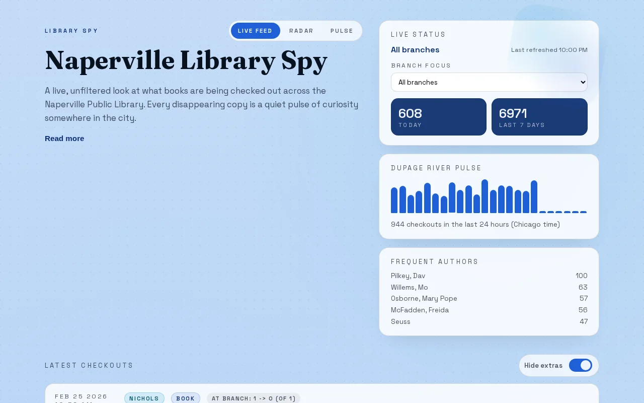 Naperville Library Spy