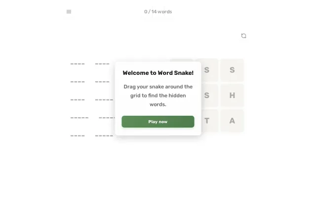 Word Snake Puzzle