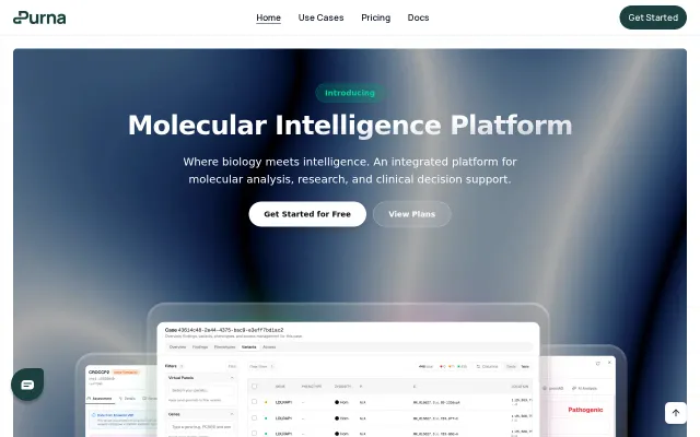 Molecular Intelligence Platform – Claude Code for Biology – Purna AI