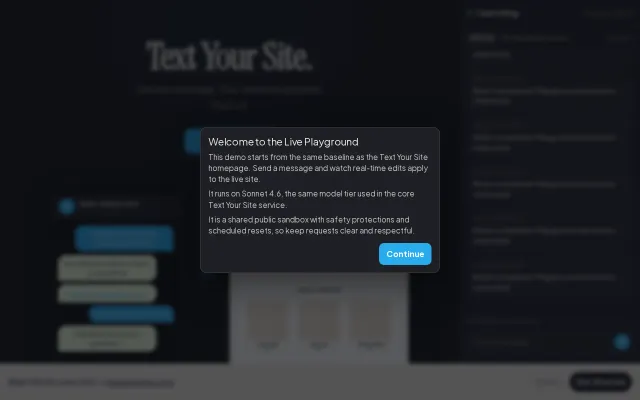 Multiplayer realtime text-to-website demo (live edits via Sonnet 4.6)