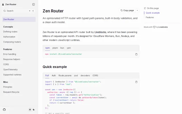 Zen Router – An opinionated HTTP router