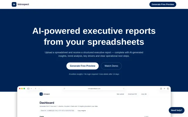 AI that turns CSV files into structured executive analysis