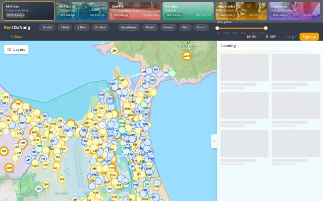 RentDaNang – 6,500 Da Nang rentals in 6 languages, built solo with AI