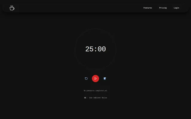 Pomodoro with Background Noise