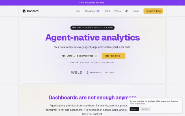 My brother and I built a BI tool with zero UI for data consumers