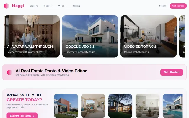 AI video editor for real estate