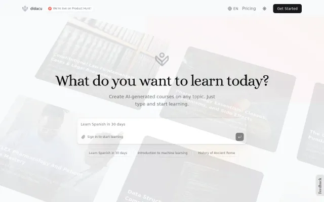 Didacu – The fastest way to learn something new