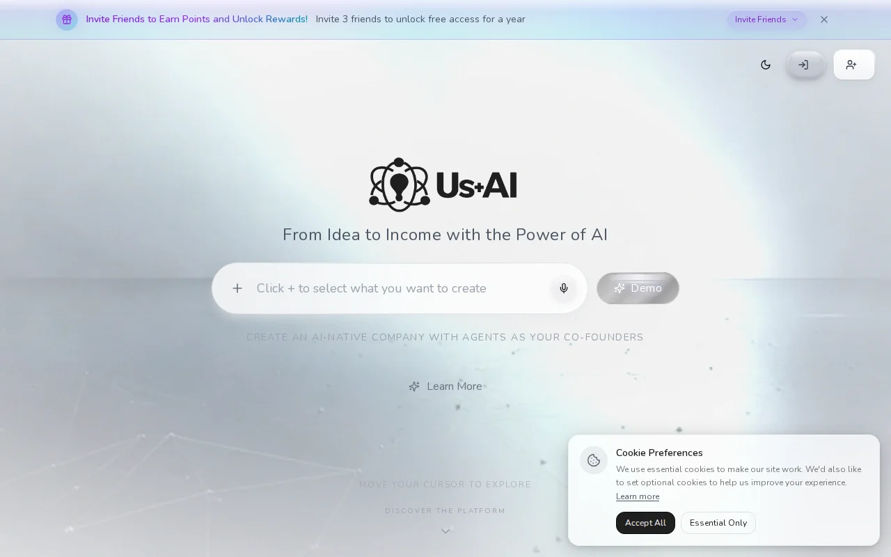 Usplus.ai – Build an AI-Native Company with Agents in your Org Chart