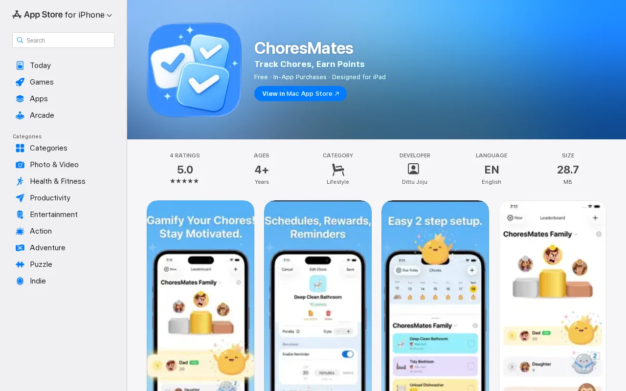 ChoresMates – Splitwise, but for Household Chores