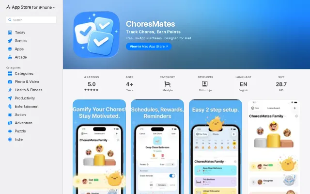 ChoresMates – Splitwise, but for Household Chores