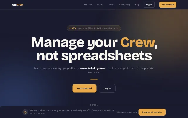 JamCrew – 868 tests, 91% coverage on a pre-revenue crew management SaaS