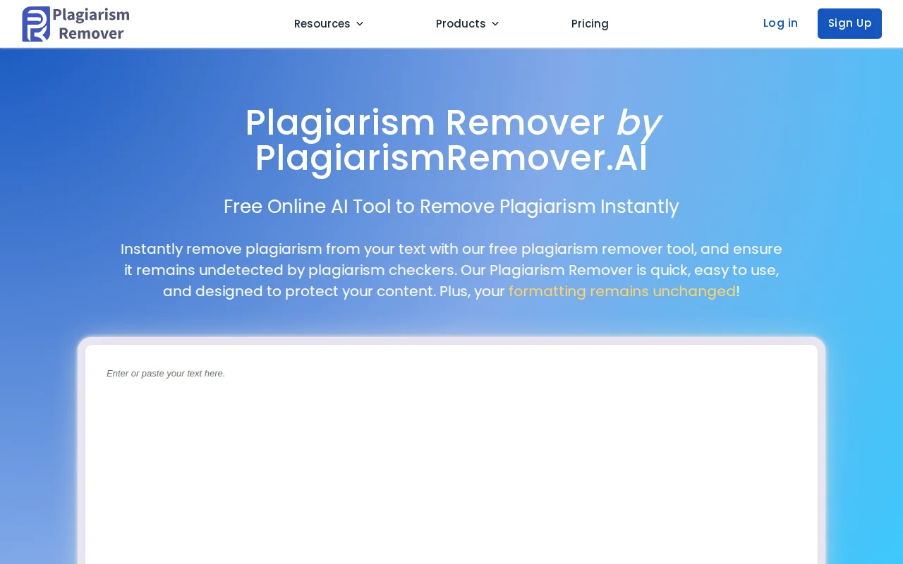 Plagiarismremover.ai – A Free AI Plagiarism Remover