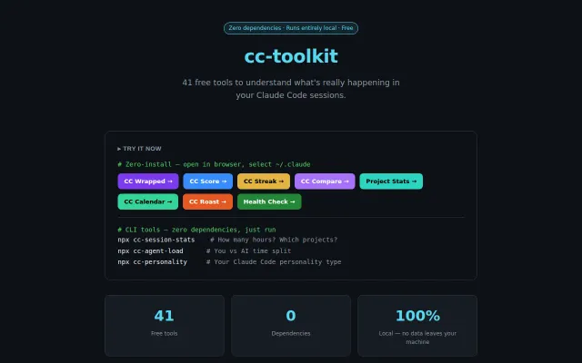 Free tools to understand your Claude Code usage (browser, no install)