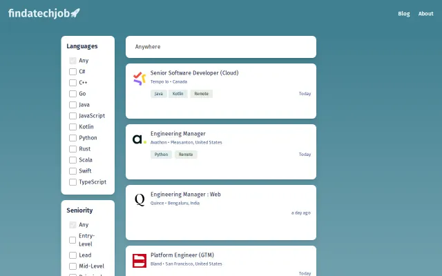 findatechjob.dev – fed up with LinkedIn spam so built a job board