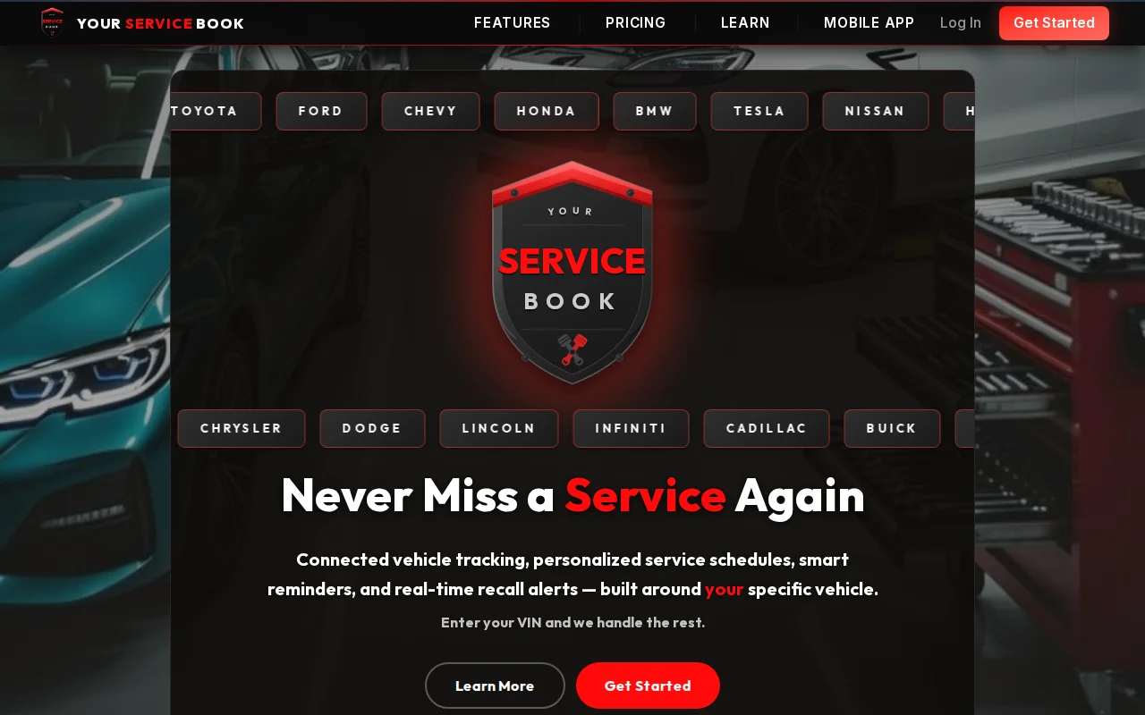 Service Book – Smart maintenance tracking for every car owner