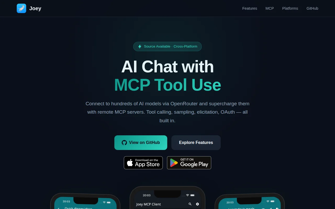 Joey – MCP client that runs on your phone