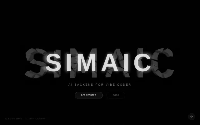 Simaic – AI back end with memory, 90s setup for Cursor/Windsurf