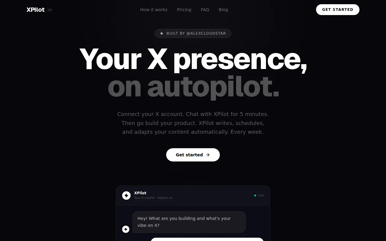 XPilot – Your X presence, on autopilot