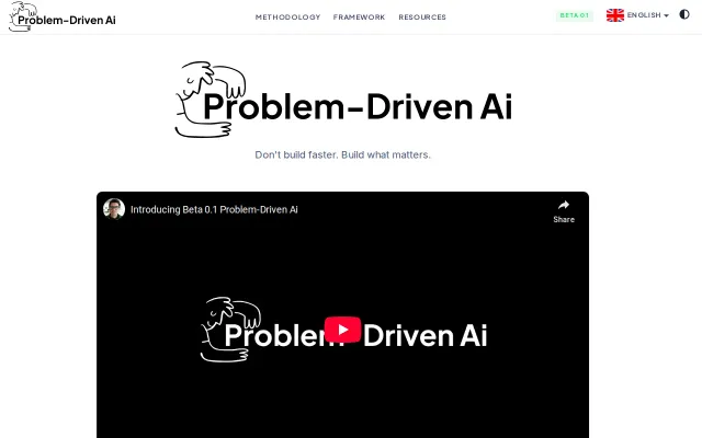 Problem-Driven AI – Build AI products starting from the problem