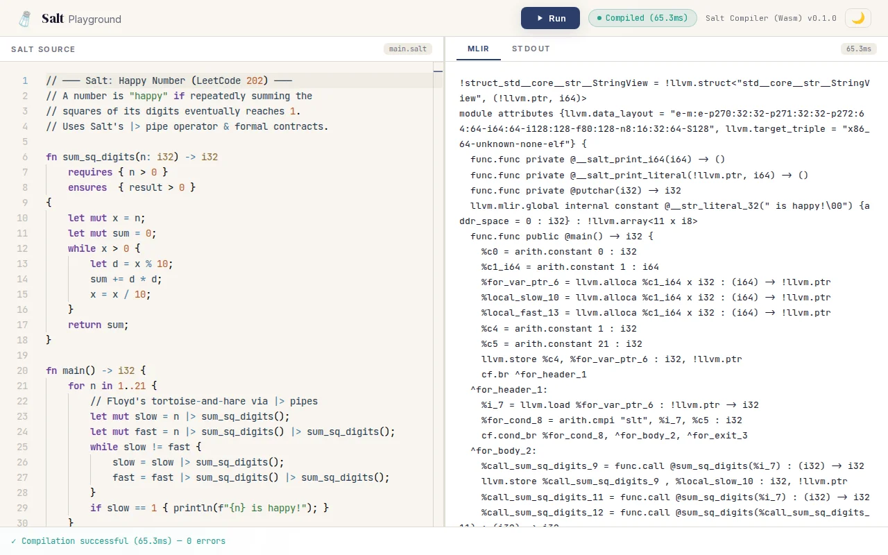 Write and Run Salt v0.9.2 in the Browser